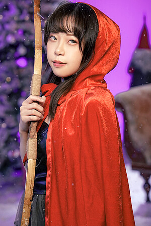 Yuli Is The Little Red Riding Hood And She Rides The Hunter's Dick
